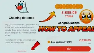 Tomarket Cheating Detected Problem | Tomarket TOMA Cheater Appeal Form Full Fill | Tomarket Airdrop
