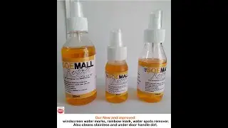 New SOE Windscreen and Stainless Restorer Liquid Kit 200ML, 100ML, 60ML Sizes