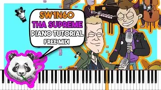 THA SUPREME, SALMO - SW1N6O - FREE MIDI Piano Tutorial