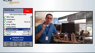 Lubricant causes Insertion Loss failure (DTX CU 206) - By Fluke Networks