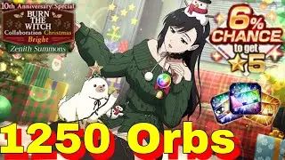 1250 Orbs on New Christmas Burn the Witch Noel & Ninny + 5 Star Tickets - Bleach Brave Souls 