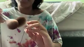 ASMR mic brushing w/ positive affirmations (“it’s okay, everything will be okay” & mouth sounds)