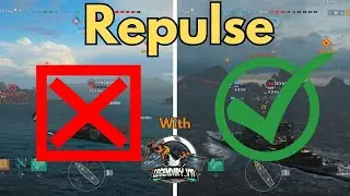 Как правильно играть в REPULSE (с Legendary_V19) World of Warships Legends
