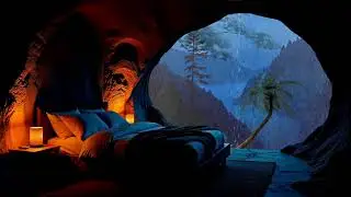 Warm Rain Sounds in Bedroom 🌧️ Cozy Night Ambience for Sleep