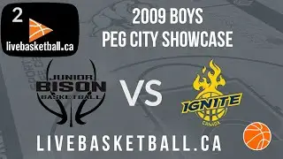 Peg City Showcase-2009 Ignite boys vs. 2010 Junior Bison boys