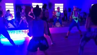 HyperBody's FITNESS RAVE aerobics class