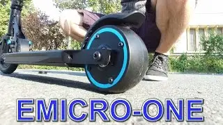 Emicro One, Escooter, Kickscooter, Testdrive, Anleitung, Test, Tutorial, Review (Deu,Ger)