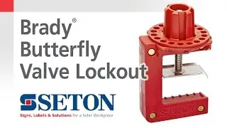 How to Install A Brady&reg; Butterfly Valve Lockout Device | Seton Video