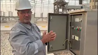 شرح مكونات الخط 132kv رقم 1