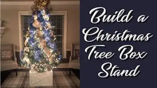 DIY Christmas Tree Stand Out Of Wood