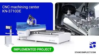 Operation of the CNC machining center KDT KN-3710DE