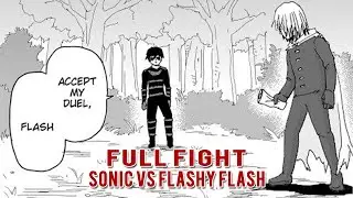 Sonic VS Flashy Flash | OnePunch Man Webcomic 115-116