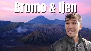 Sulfur Burns Blue? Bromo Ijen Adventure 4K | Indonesia Vlog 2025