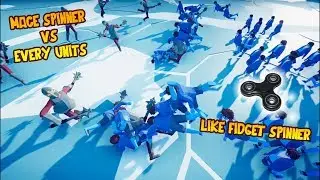 Mace Spinner Army Vs Every Units  | TABS Custom Battle #1