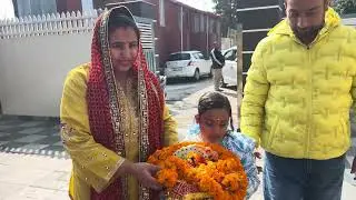 लडडू गोपाल का स्वागत #hamrevha #sab nekiya jordadar swagat#anayabaniradha#annya #krishna #bhakti🙏❤️