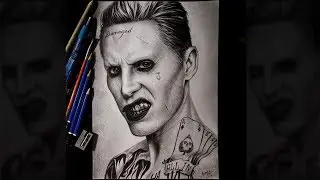 Speed Drawing - joker Jared Leto
