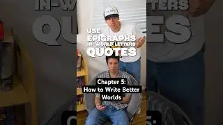 How To Write Better Worlds: Fantasy Worldbuilding Chapter 5 #writing
