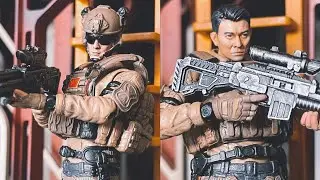 JoyToy 1/18 Action Figures  PLA Strategic Support Group DIY Andy Lau 刘德华