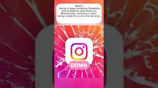 You Won't Believe What's Causing Instagram and FB Outages!