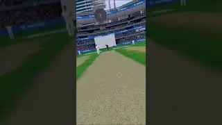 First ball of the ashes&hellip;in Vr #cricket #cricketaustralia #ashescricket