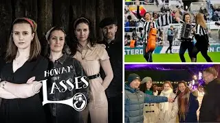 Я встречаю замечательных Lasses (и Lad), которые исполнили песню Newcastle United!