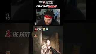 Ranking top 3 livestreamers funniest horror game moments #youtubeshorts #gamingcompilation #gaming
