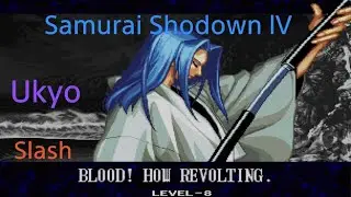 SAMURAI SHODOWN IV. Ukyo Tachibana. Slash.