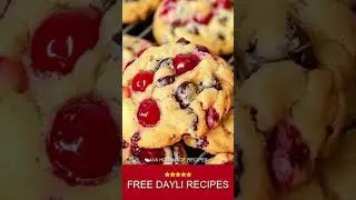 Maraschino Cherry Chocolate Chip Cookies
