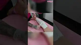 Full Leg Wax Demo | Hybrid Hard Wax Tutorial | Rebel Wax