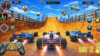 Formula Car Mega Ramp Extreme Racing - GT Car Formula Car Racing Stunts 3D - Android Gameplay