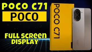 How to Use Full screen display POCO C71 Easy Guide