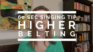 60 Second Singing Tip: High Belting | Arden Kaywin Vocal Studio