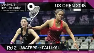Сквош: Delaware Investments US Open 2015 &mdash; Лучшие моменты 2-го раунда &mdash; Уотерс против Палликал