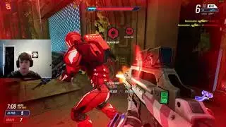 playing splitgate for the first time ever and popping off