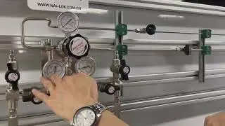 Dual stage changeover system, control 2/4 cylinders, Inlet 3500psi, outlet 0-250psi