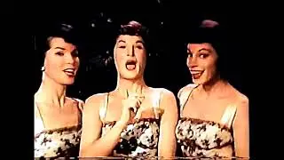 McGuire Sisters Live in Television  Me And My Shadow