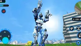 Flying Limo Robot car Transform ** car robot games *** Android  Gameplay (( 8X GAMER ))