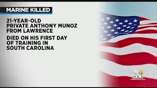 Lawrence Marine Private Anthony Munoz Dies In Training At Parris Island, South Carolina
