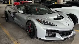 2026 Corvette ZR1 Convertible in Blade Silver Spotted in public! 