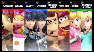 Super Smash Bros Ultimate Amiibo Fights   Request #2350 4 Team Battle Jungle Japes