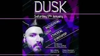 tib - Electro/EBM/Darkwave/Synthwave - DUSK - 17/01/26 - Dublin, IE