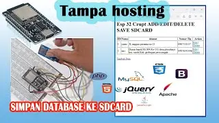 IOT CRUPT HTML ESP32 Web Server SD Card Database | Tampa Host