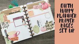 Fall Prayer Pages | Faith Happy Planner Set Up | Creative Faith & Co.