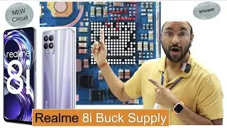 Realme 8i Buck Supply ( Without Schematic Diagram ) Board IC Identification *NEW*