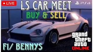 LS CAR MEET BUY & SELL GTA 5 ONLINE BENNYS & F1 TYRES (PS4)