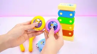 Unboxing Bluey Toys Collection Review 💙 Chattermax Figure Carrying Case & Bluey Mini Music Player