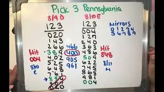 Pick 3 Pennsylvania Workout #lottery 