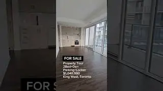 FOR SALE: $1,040,990 - 2 Bedroom + Den, Parking & Locker | King West, Toronto