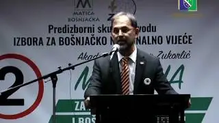 Pr&auml;sident der BIG Partei aus Deutschland bei der Convention der Matica der Bosniaken in Frankfurt