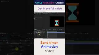 Sand Timer Animation by cycle animation